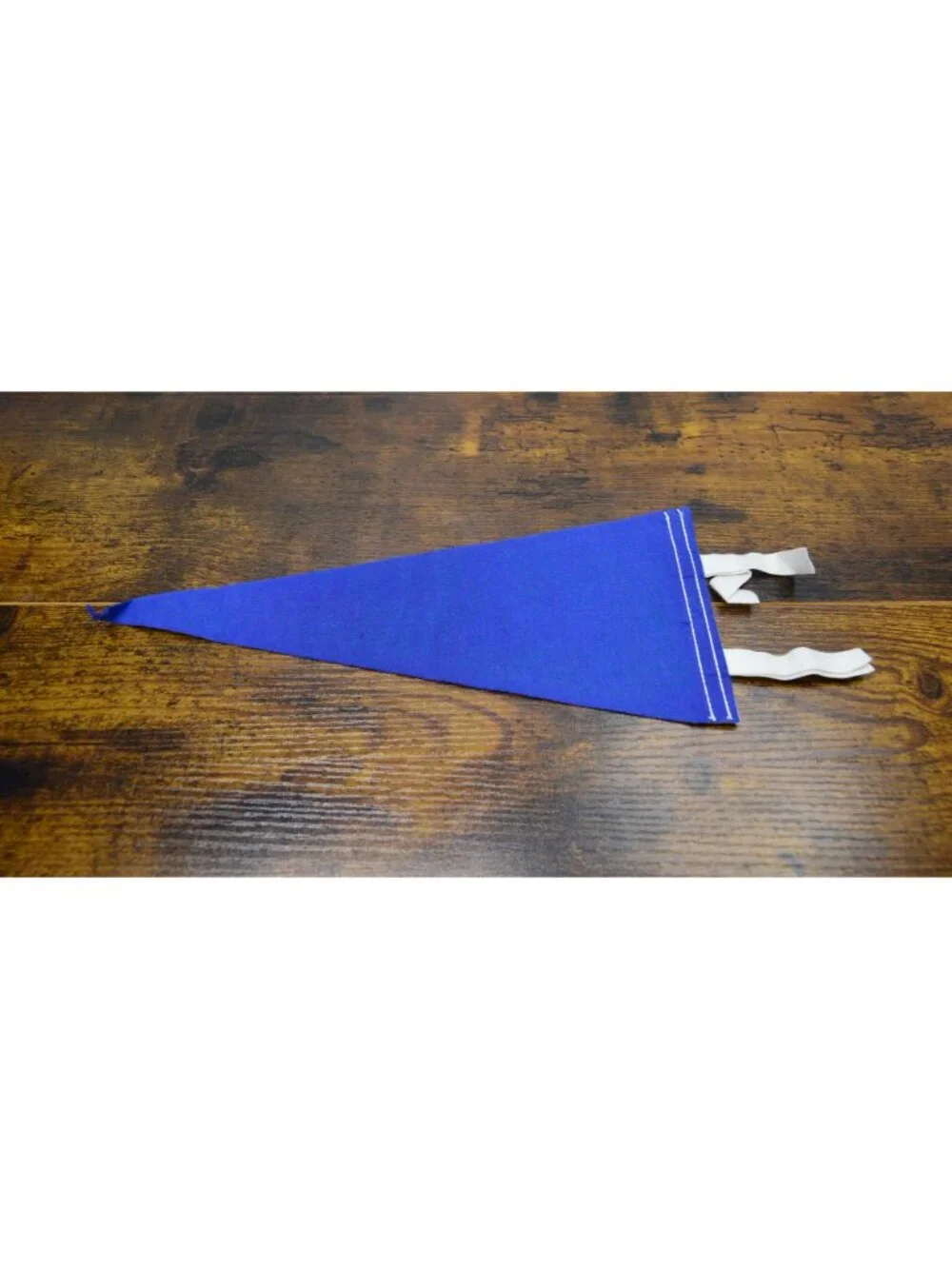 Vintage Santas Village Felt Pennant Banner 12 inches With Santas House Graphic